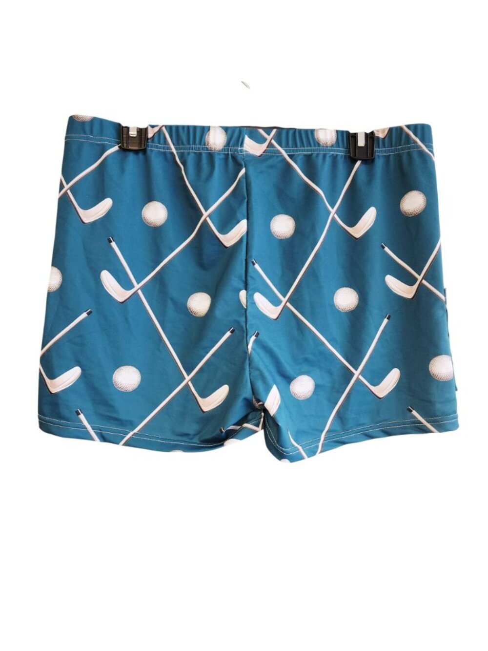 Sleeveless Blue Golf Print Sports Dress and shorts With Front Zipper Size XL - Picture 8 of 9